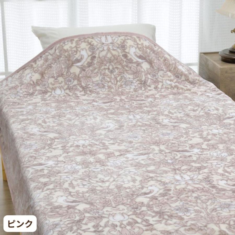 ロマンス小杉 綿毛布 綿100％ シングル 日本製 V&A いちご泥棒