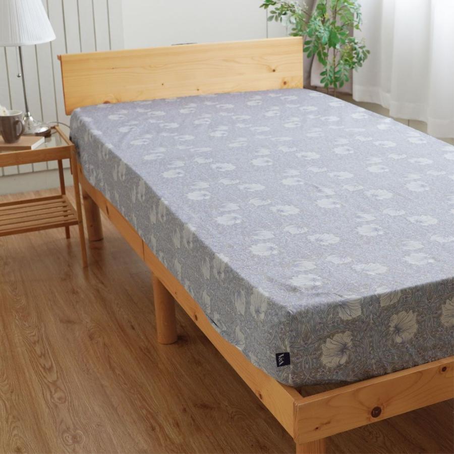 ロマンス小杉 V&A ウィリアムモリス ボックスシーツ シングル マチ30cm