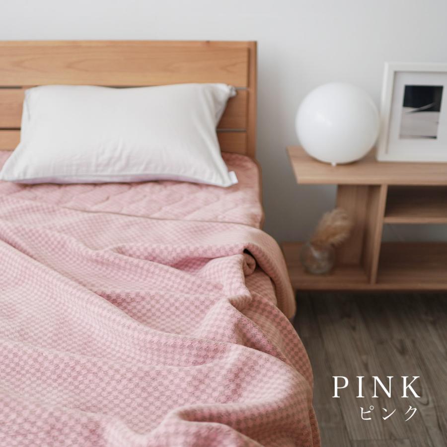 ロマンス岩盤浴 PREMIUM 膝掛け ピンク 100x70cm ロマンス岩盤浴-寝具