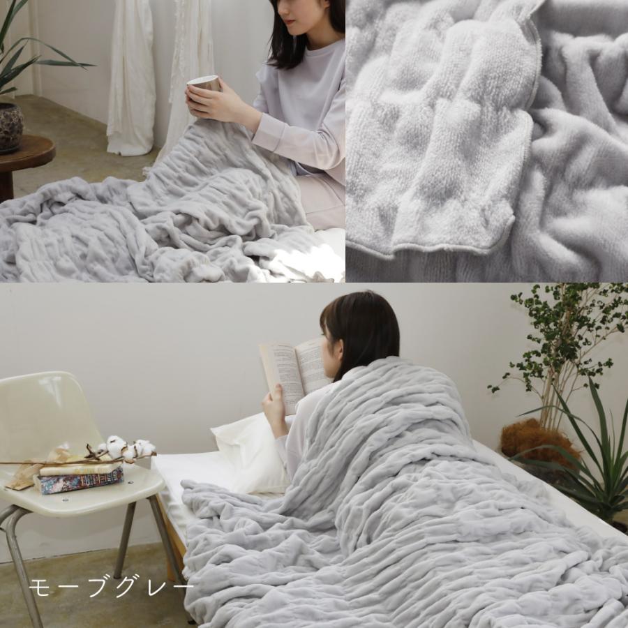 ロマンス小杉 ロマンス小杉公式 ふかふかケット 発熱コットン 綿