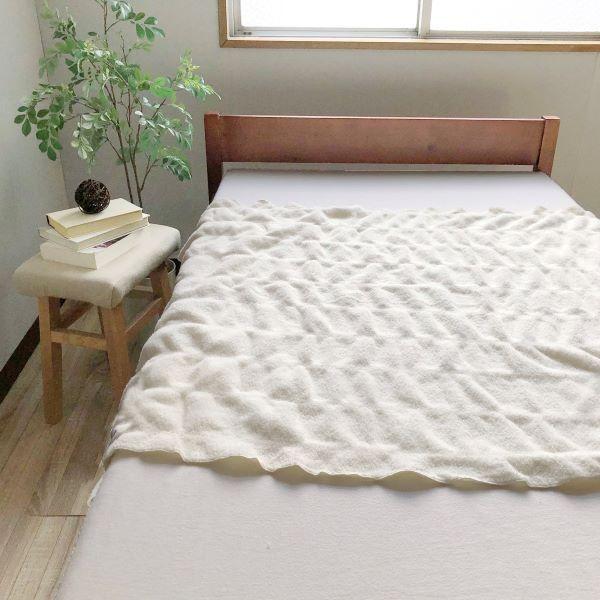 ロマンス小杉 爆買 ホイップコットンケット くしゅふわ ブランケット
