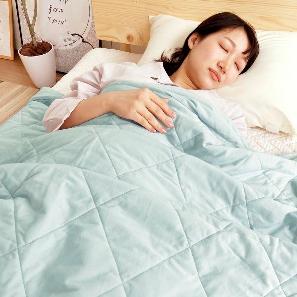 小杉商事　羽毛肌掛け布団　ブルー花柄 小杉商事 羽毛肌掛け布団 ブルー花柄 羽毛ふとん – ねむりの