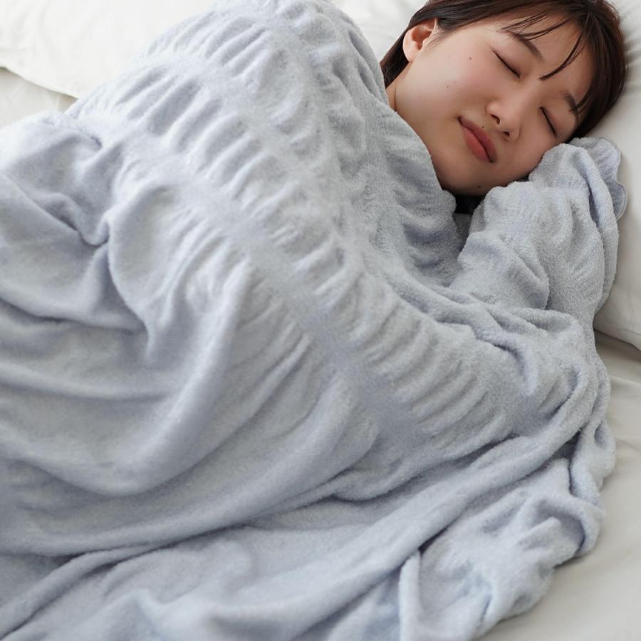 パイルケット タオルケット ケット シングル 日本製 モダール パイル 吸湿 お昼寝 やわらかい 春夏 おしゃれ シンプル ウォッシャブル 洗える_4