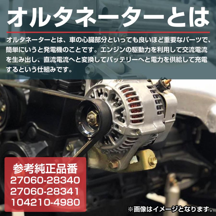 エスティマ オルタネーター ダイナモ No.975 ACR50W ACR55W エスティマ 50 55 系 ダイナモ 新品 オルタネーター