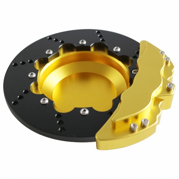 ブレーキディスクローター型 灰皿 金 ゴールド USDM JDM トレイ