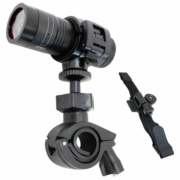 120度ワイド撮影 1080p 取付簡単 バイク ドライブレコーダー 小型軽量