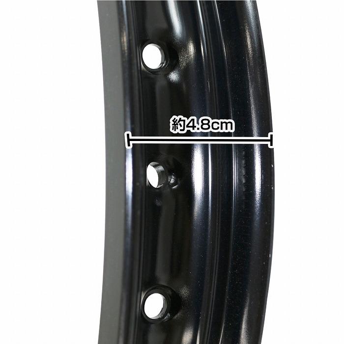 PCD1.40×17インチ 36穴』汎用 レーシング ホイール アルミ リム 『黒
