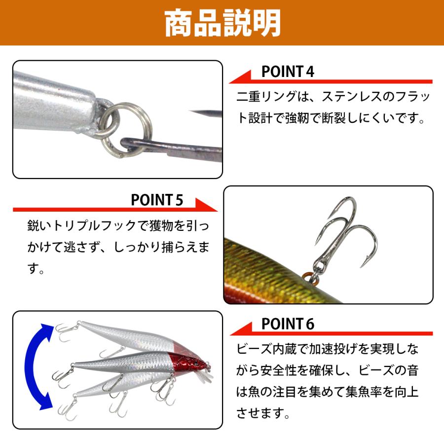 ハードルアー 5個セット ルアーセット 142mm/14.2cm ルアー