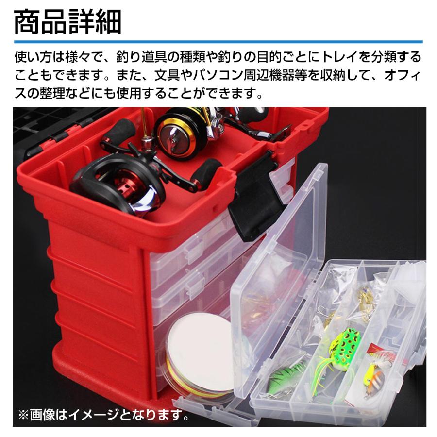 万能 タックルボックス 釣りの必需品!レッド 赤 釣り用 道具 万能 タックルボックス 釣りの必需品!レッド 赤 釣り用 道具