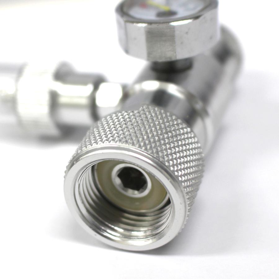 大型ボンベ用 CO2レギュレーター 逆流防止弁内蔵 CO2 バブル