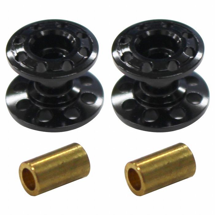 送料220円】ミニ四駆 2段 アルミ ローラー 軽量 2個セット 13-12mm