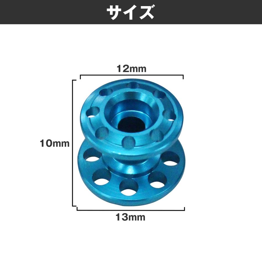 ミニ四駆用 2個セット 軽量 2段アルミローラー 13-12mm ブルー ミニ四駆用 2個セット 軽量 2段アルミローラー 13-12mm ブルー