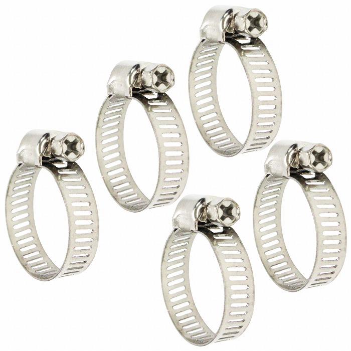 送料220円】ステンレス製 バンド [5本 φ16mm-25mm] 汎用 ステンレス