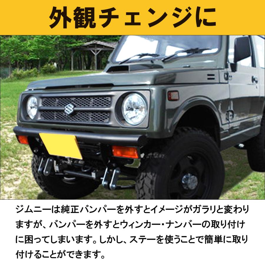 ジムニー SJ30/SJ40/JA71/JA51/JA11/JB31 ウィンカー・ナンバー 移動