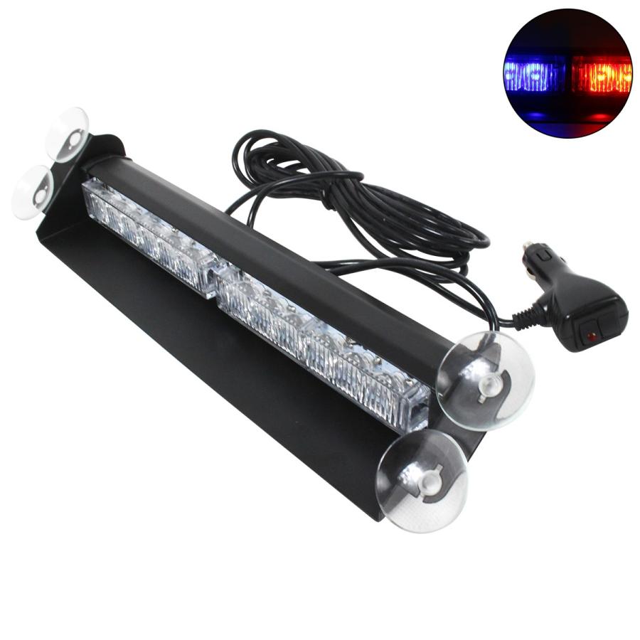 青×赤 US仕様』2色発光 12v/24v フロント リア ガラス固定 LED