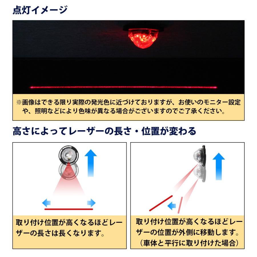 ☆ Cartist LED サイドマーカーランプ 路肩灯 ット レッド 434 Amazon.co.jp: 【防水IP67】Cartist LED サイドマーカーランプ