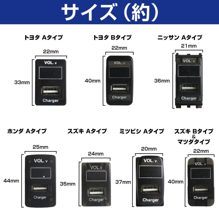 ハイエース 200系 1型 2型 3型 H16.8〜H25.11 LED：レッド 電圧計表示