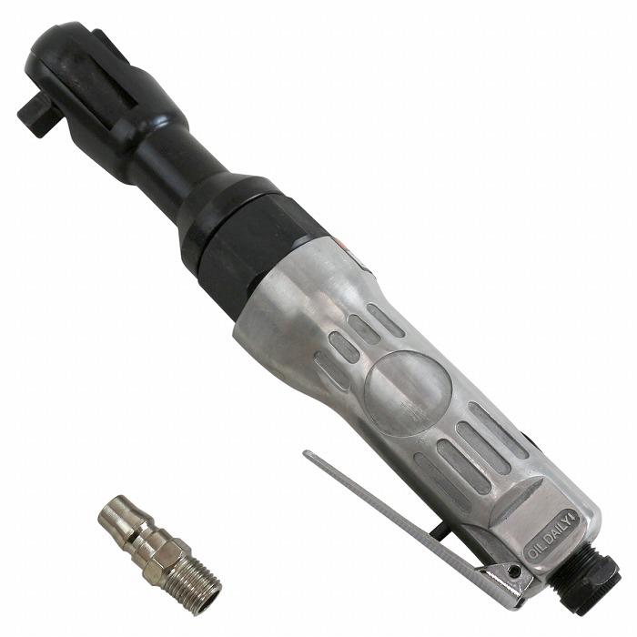強力81Nm エアーラチェットレンチ 差込角 3/8 (9.5mm) 最大トルク 81Nm