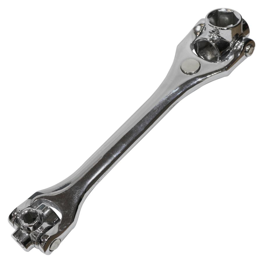 回転式 8サイズ対応 ステンレス 可変レンチ 8/10/12/13/14/17/19/21mm