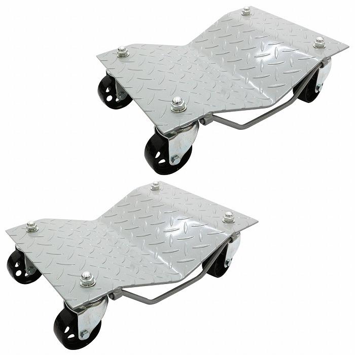 鉄輪』 積載荷重1100kg 1t 頑丈 2台 タイヤドーリー カー ホイール