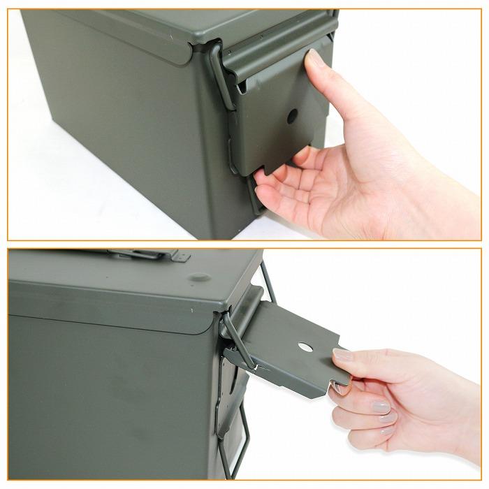 大小2個セット] アンモボックス ミリタリー サバゲー 弾薬