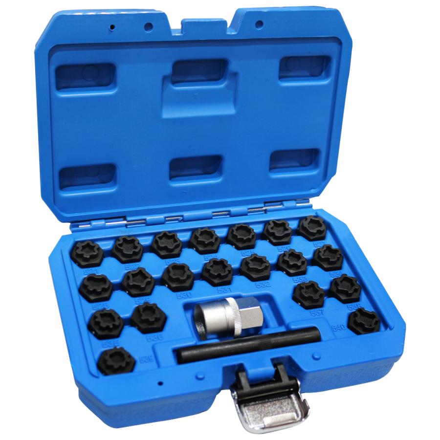 アウディ ワーゲン 盗難防止 ホイール ナット ロック キー 外し ポロ ビートル ゴルフ パサート VW AUDI ボルト SST ソケット