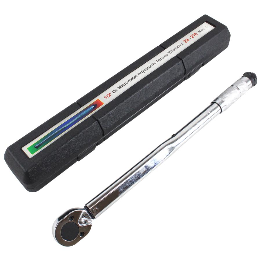 28-210Nm プリセット式 トルクレンチ 1/2インチ(12.7mm) 車 バイク