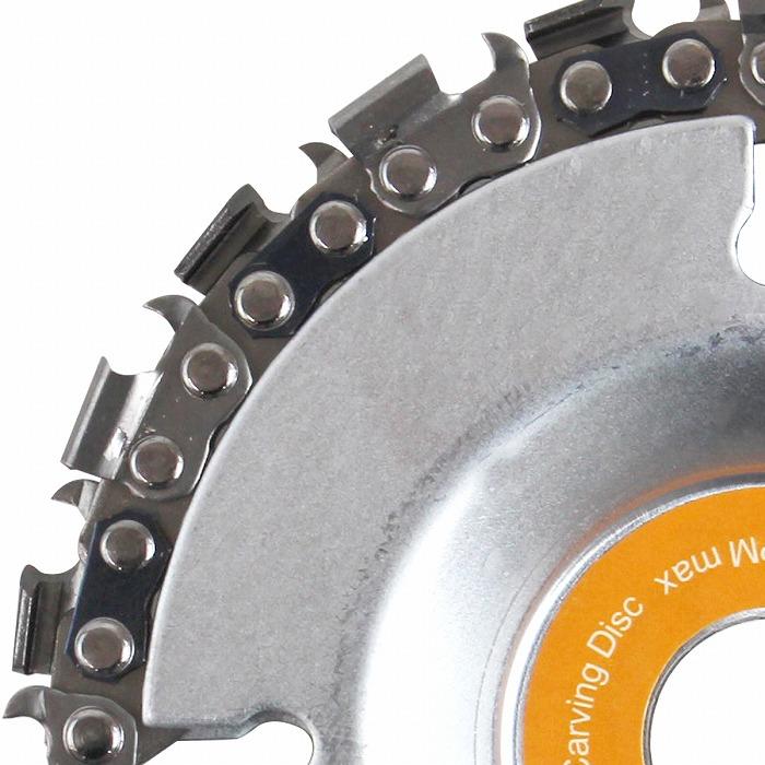 100mm ディスク グラインダー チェンソー 替刃 木材 丸太