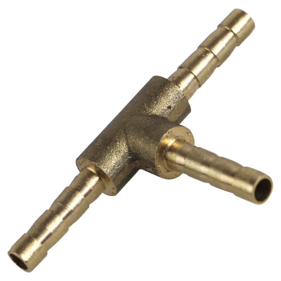 送料220円】真鍮 T型 三又 Tジョイント 外径 4mm/4mm/4mm 3WAY パイプ