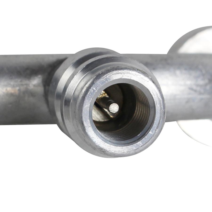 高圧』カーエアコン R134 配管 11mm ガスチャージ アルミ パイプ 継手