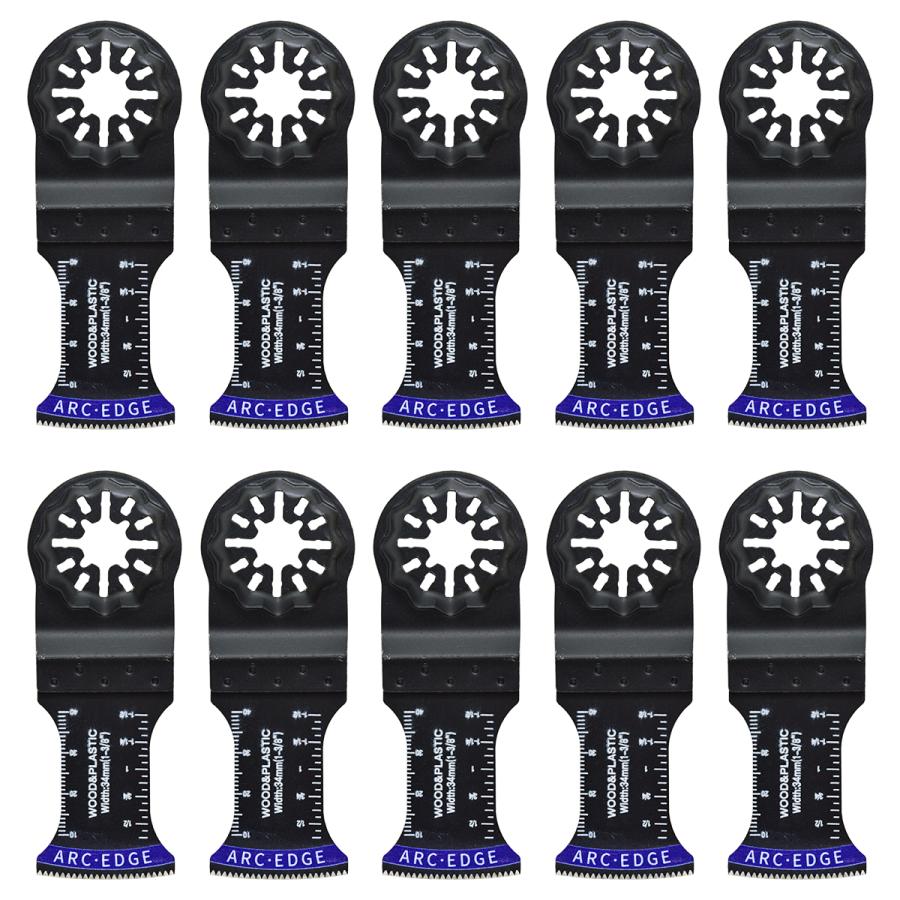 10枚セット マルチツール 替刃 HCS 34mm 木材 プラスチック マキタ