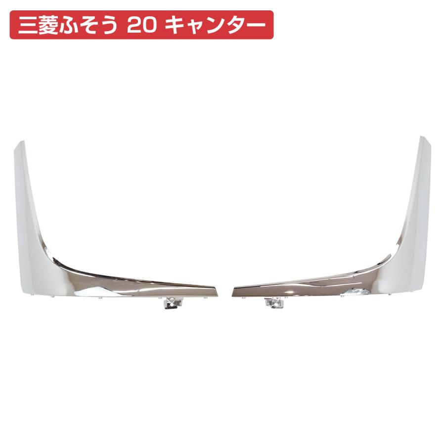 新型 2t 20 キャンター 標準 ワイド ヘッドライト アンダー パネル 