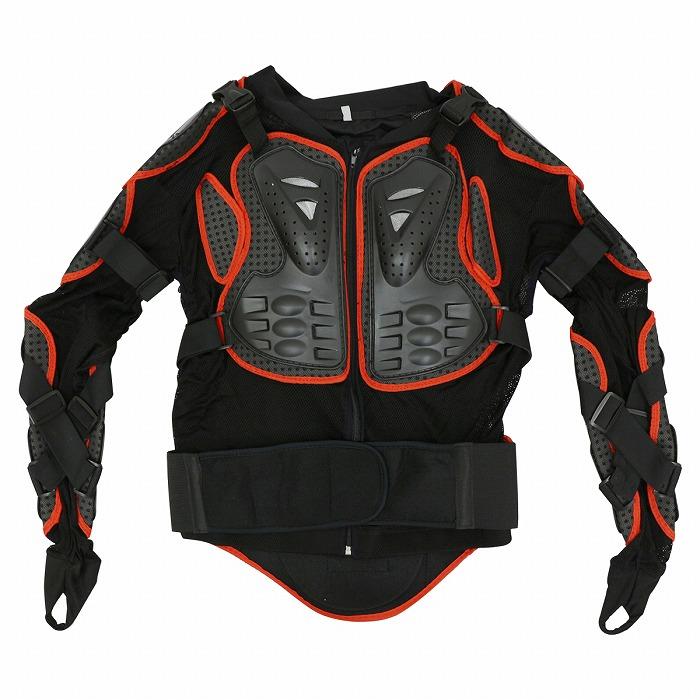 バイクウェア ボディープロテクター インナー XXLサイズ レッド 赤