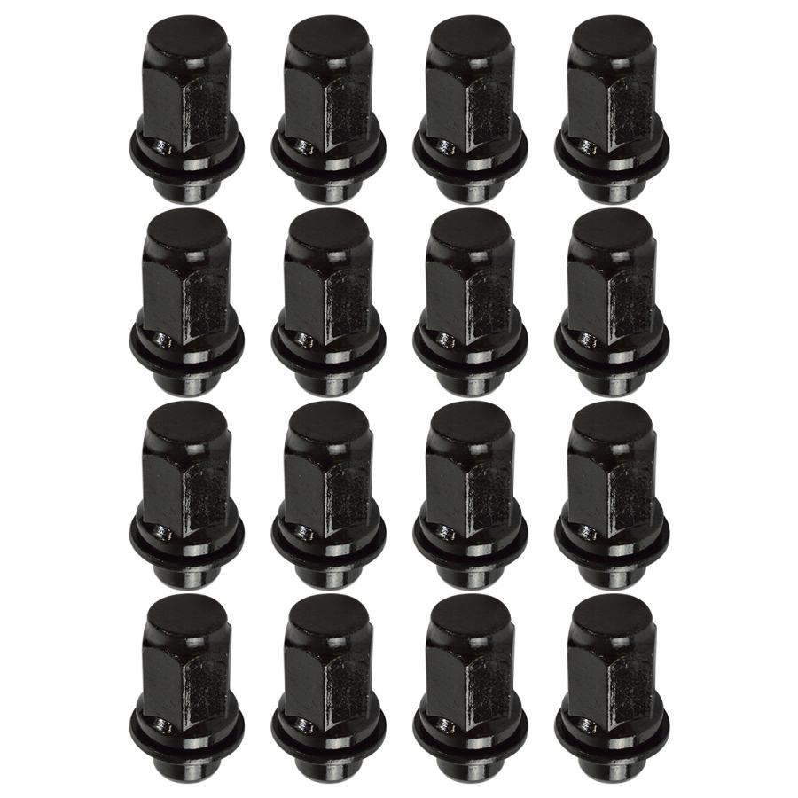 16個 『M12 P1.5 21HEX』『平面座 全長47mm 純正ホイール用』ホイール
