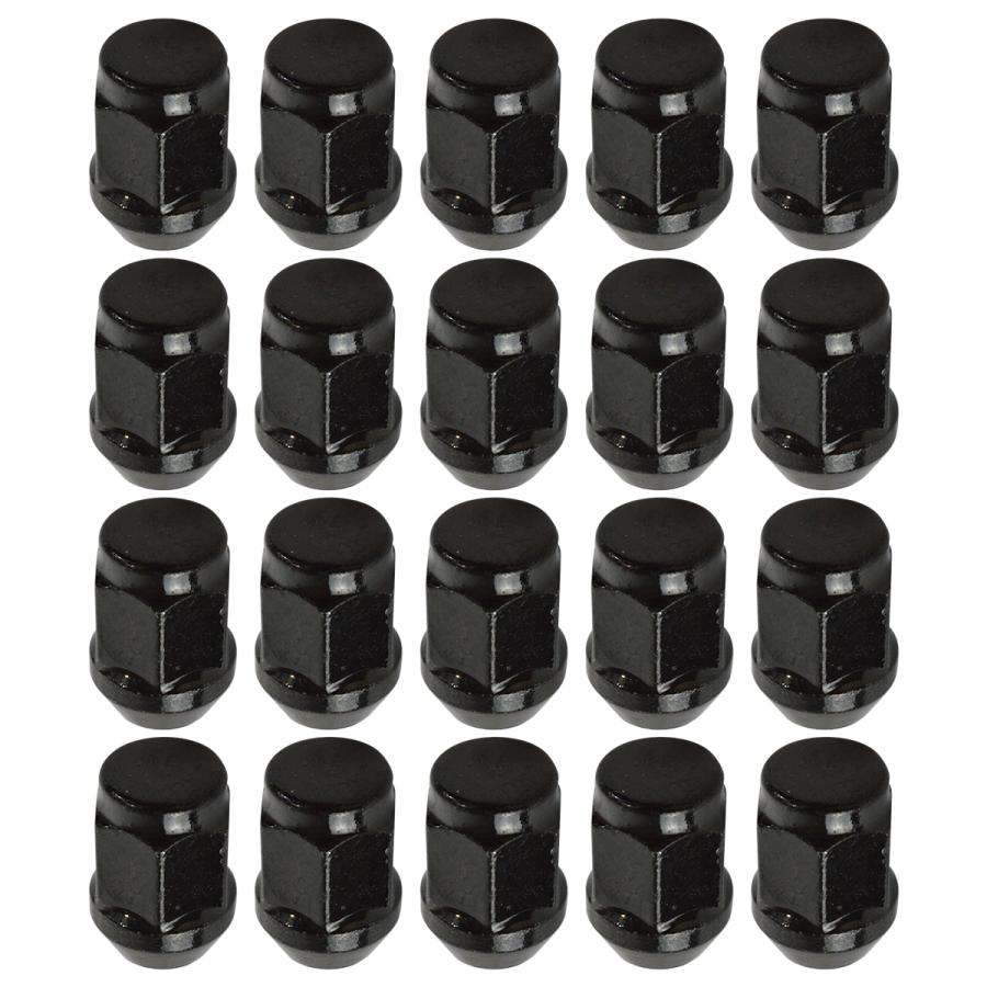 20個 『M12 P1.5 21HEX』『60度 全長35mm 袋 テーパー』社外ホイール用