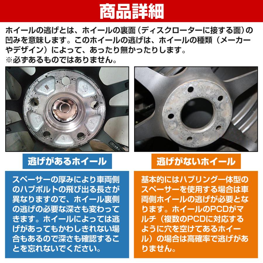 ハブ一体型 厚さ  変換 .穴 系