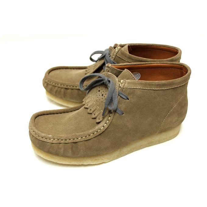 ブーツ メンズブーツ ワラビーブーツ 2way クレープソール 本革 カジュアルシューズ スエード 紳士靴 メンズシューズ ベージュ An70 オンラインショップ