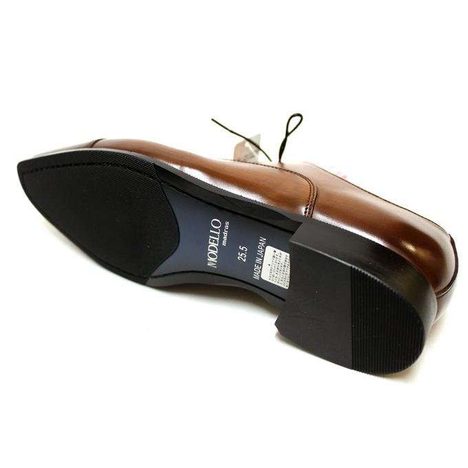 MODELLO madras ブラウン ストレートチップ ドレスシューズ madras 