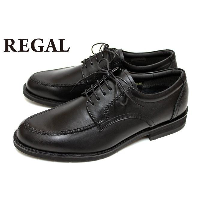 リーガル REGAL 靴 メンズ ビジネスシューズ 33NR BB GORE-TEX 本革 Uチップ レースアップ ブラック｜a-one1