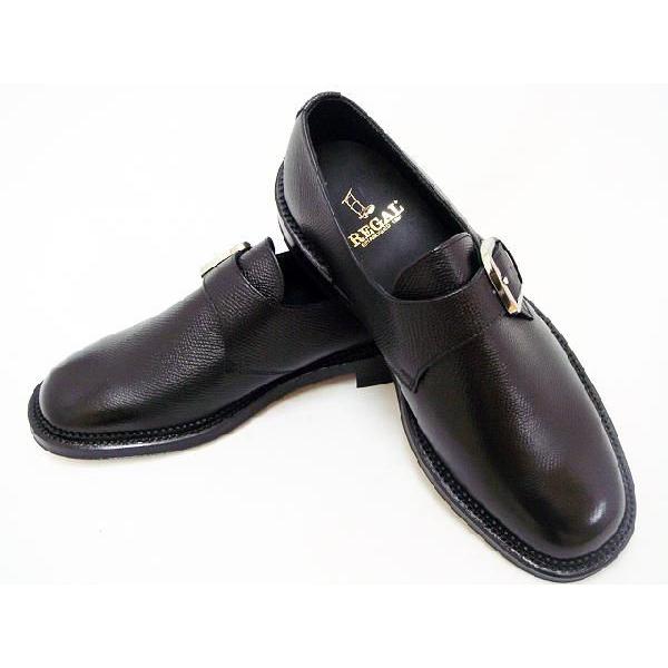 リーガル REGAL 靴 メンズ ビジネスシューズ 2321 本革 モンクストラップ ブラック :REGAL2321BL:calzature