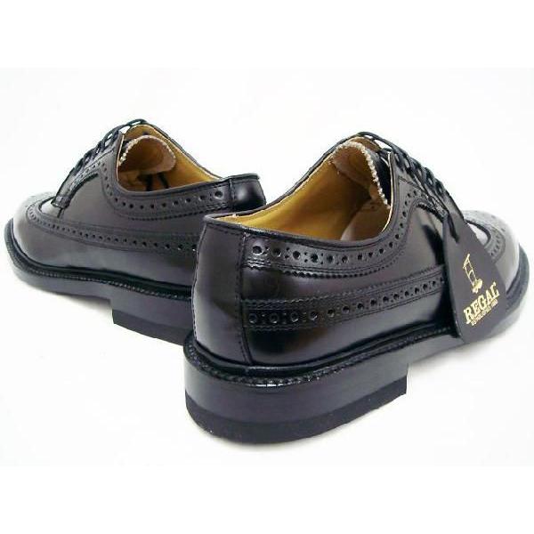 リーガル REGAL 靴 メンズ ビジネスシューズ 2589N 本革 ウイングチップ ブラック :REGAL2589BL:calzature