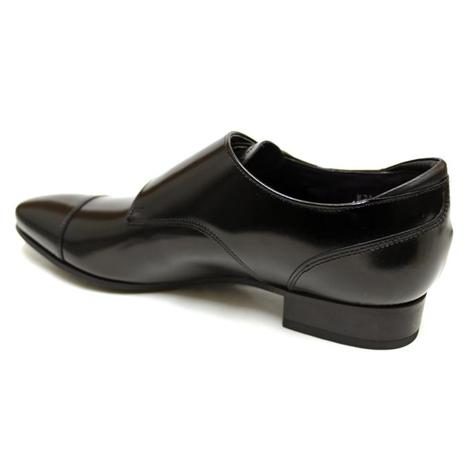 リーガル ビジネスシューズ ダブルモンク ロングノーズ