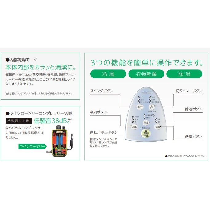 CORONA（コロナ） コロナコンプレッサー方式 どこでもクーラー冷風