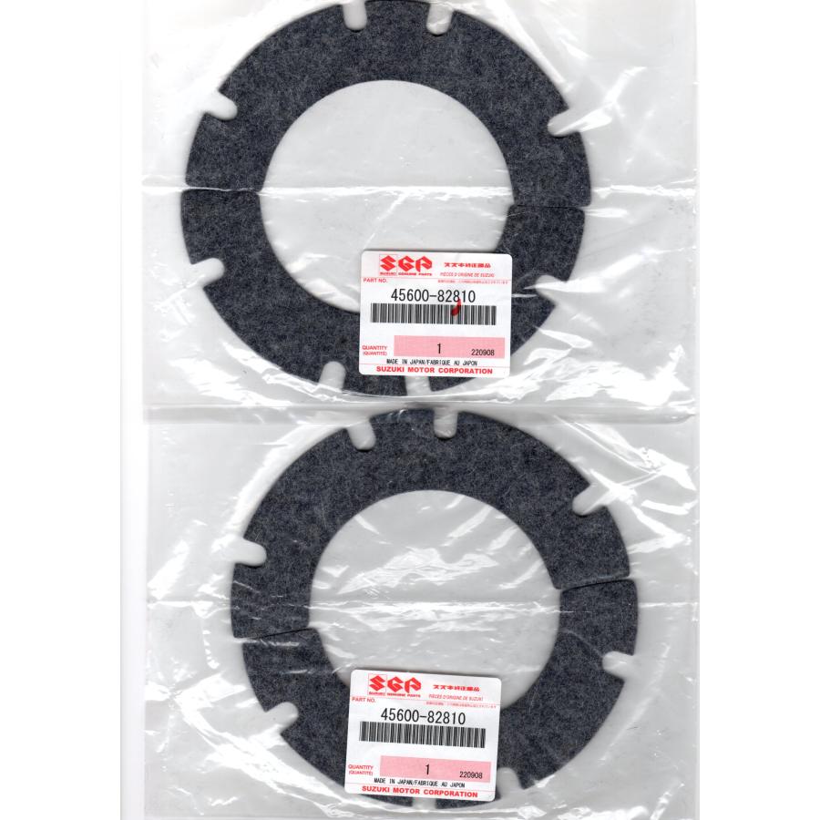 スズキ ジムニー JA12C SUZUKI JIMNY / 純正部品 パッドセット(ステアリングナックルのオーバーホールに) 45600-82810 2ケ(両輪分 左右分) | ジムニー | 10