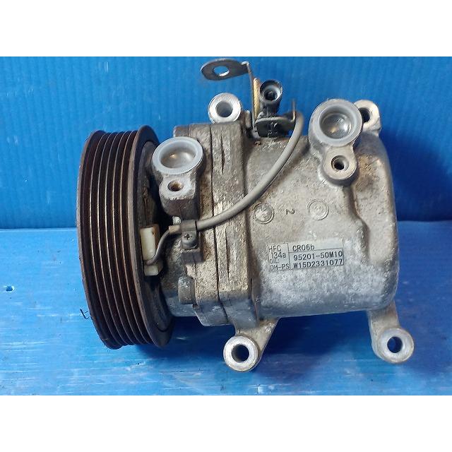 スズキ MRワゴン 2012 DBA-MF33S エアコンコンプレッサー スズキ CAPSOL MRワゴンWit MF33S エアコンコンプレッサー AC