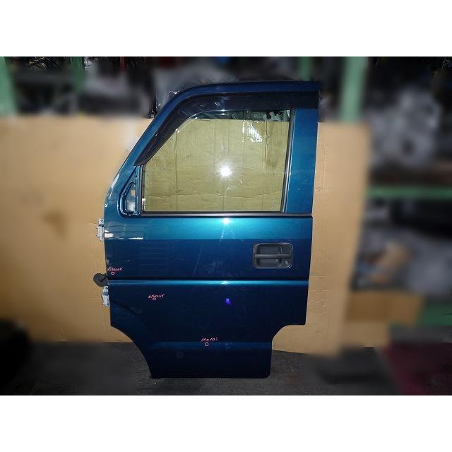 エブリィ EBD-DA64V 左フロントドア カラー番号ZDC ターコイズグリーン