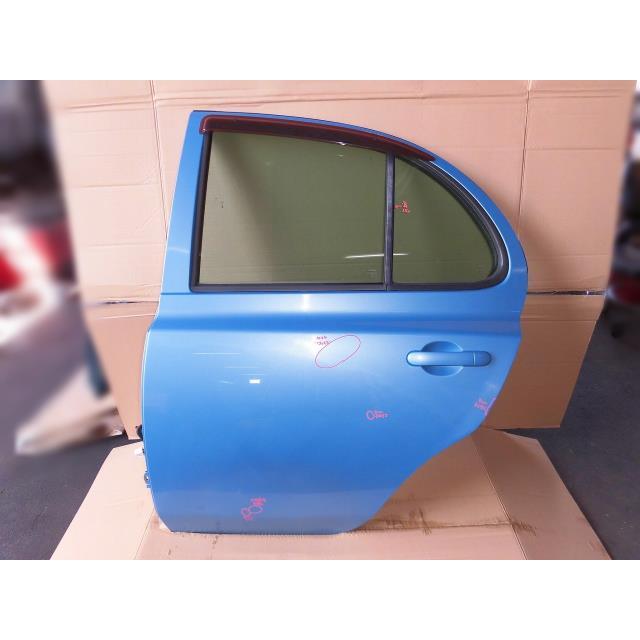 マーチ UA-BK12 左リアドア カラー番号B12 アクアブルーチタンパール