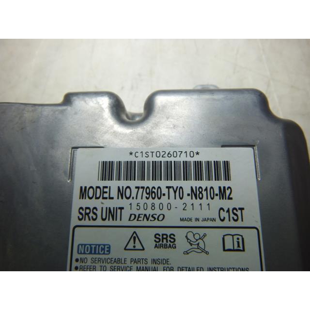 N-BOX DBA-JF1 エアバックコンピューター 純正品番77960-TY0-N81 管理