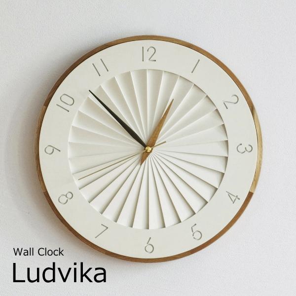 掛け時計 ルドヴィーカ インターフォルム Ludvika CL-4384 INTERFORM スイープ 静音 クロックフックプレゼントの画像