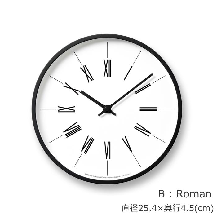 Lemnos レムノス 掛け時計 時計台の時計 電波時計 KK13-16